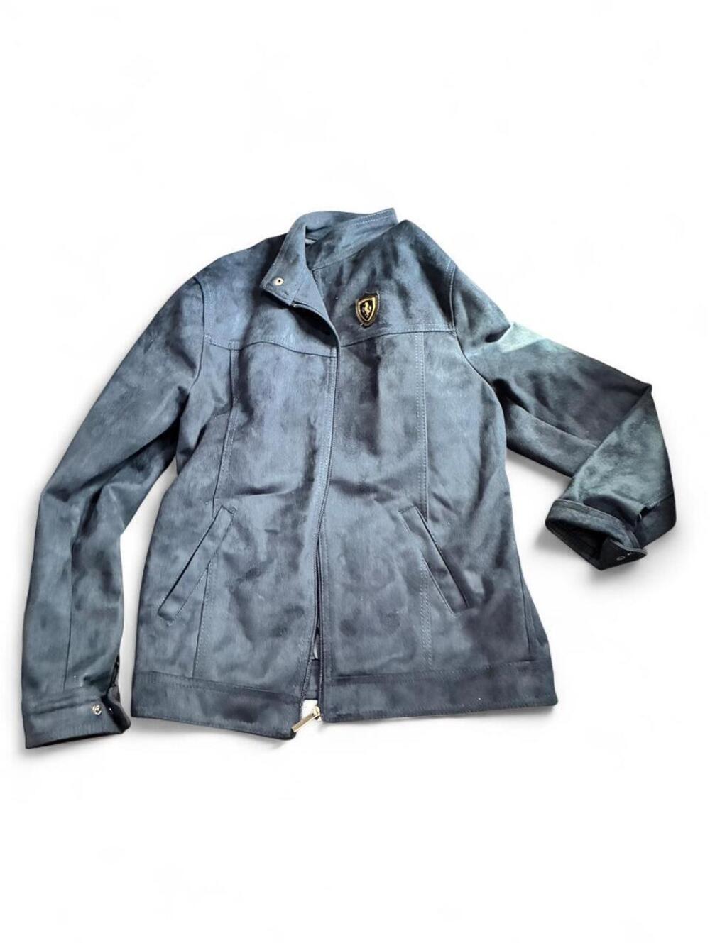 Ferrari Men's Blue and Navy Coat